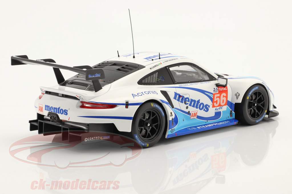 Porsche 911 RSR Mentos #56 24h LeMans 2020 Team Project 1 1:18 Ixo