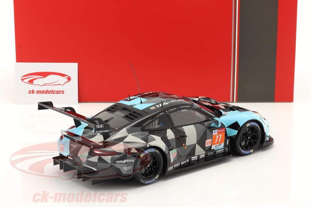 Porsche 911 RSR #77 Dempsey Proton winner LMGTE-Am 24h LeMans 2018 1:18 Ixo