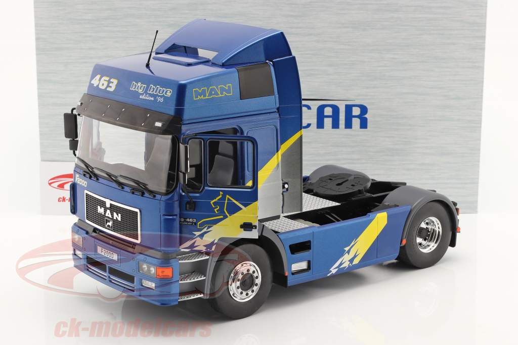 MAN F2000 Truck Big Blue Edition 1994 bleu 1:18 ModelCar Group