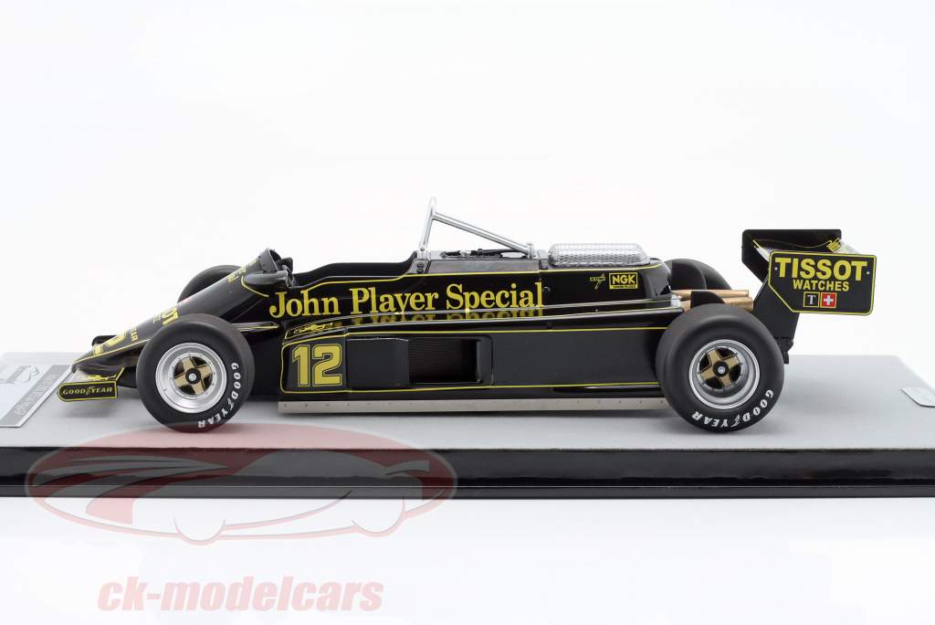 Nigel Mansell Lotus 87 #12 4to Las Vegas GP fórmula 1 1981 1:18 Tecnomodel
