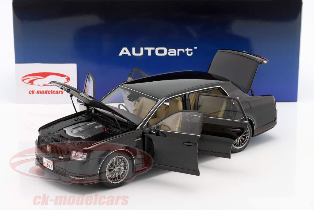 京商　1/18 TOYOTA CENTURY GRMN AUTOart 1:18 Toyota Century GRMN year 2019 black 78763 model