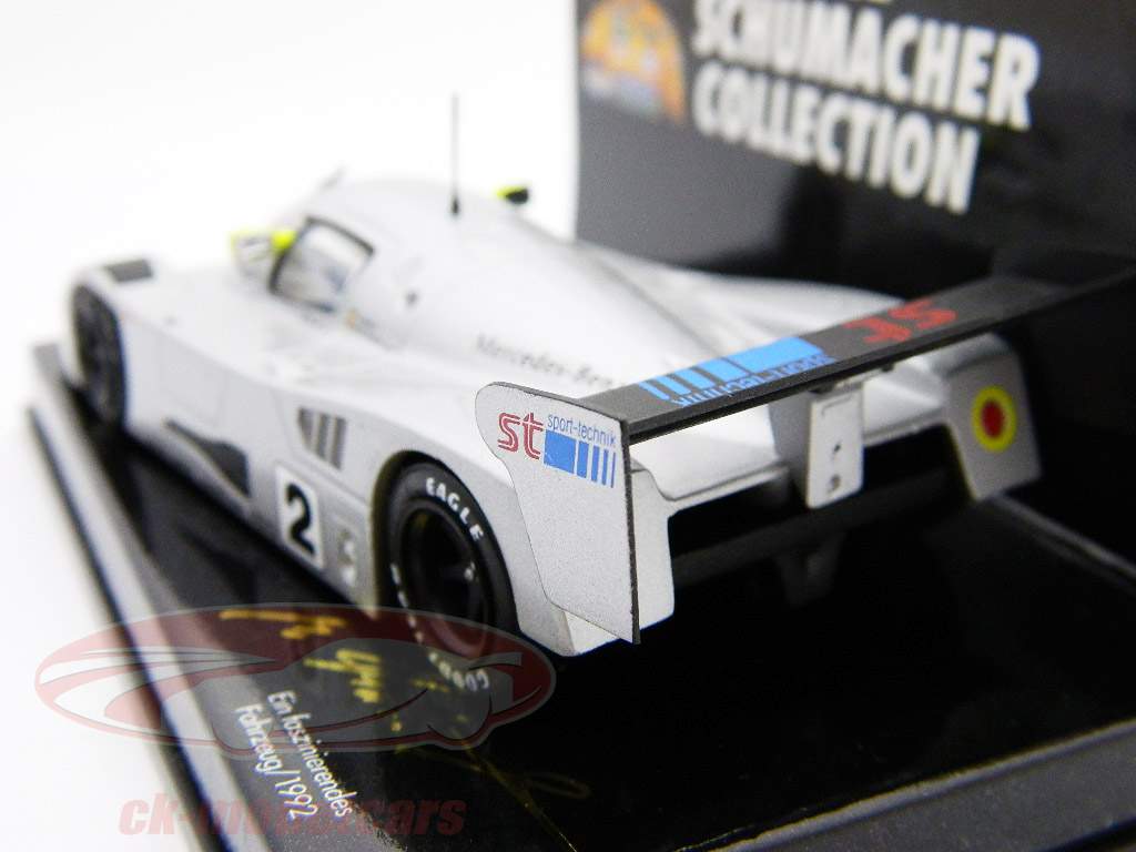 ★1/43★メルセデス W02★M.シューマッハ★F1デビュー20周年記念モデル Minichamps 1:43 メルセデス·ベンツC11は＃2魅力的な車両、1992