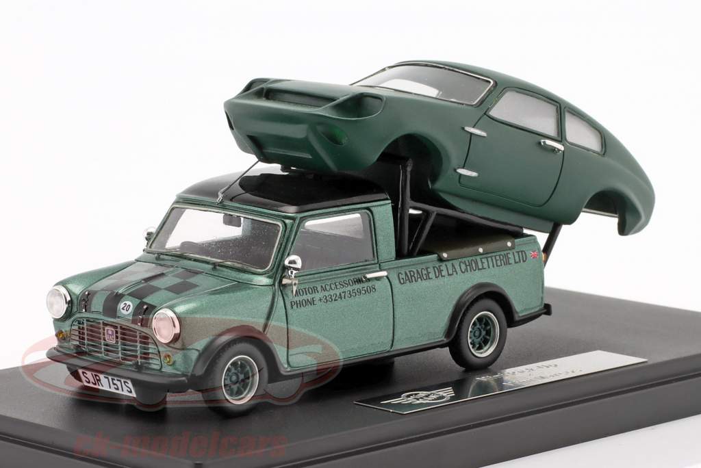 Mini Pick-Up & Mini Marcos зеленый металлический / темно-зеленый 1:43 Matrix