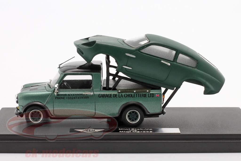 Mini Pick-Up & Mini Marcos зеленый металлический / темно-зеленый 1:43 Matrix