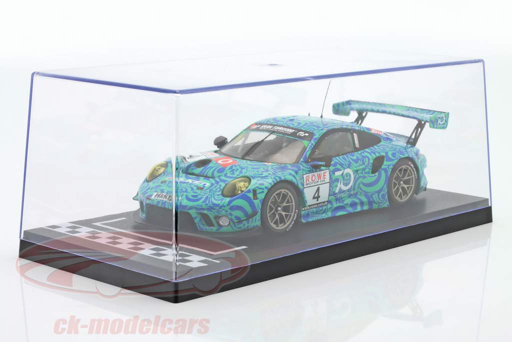 6 pieces showcases Start / Finish Line print 1:18 Triple9
