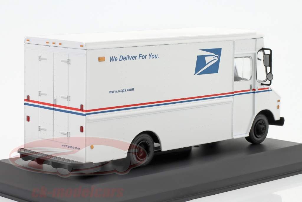 Custom Grumman Olson camioneta USPS Blanco 1:43 Greenlight