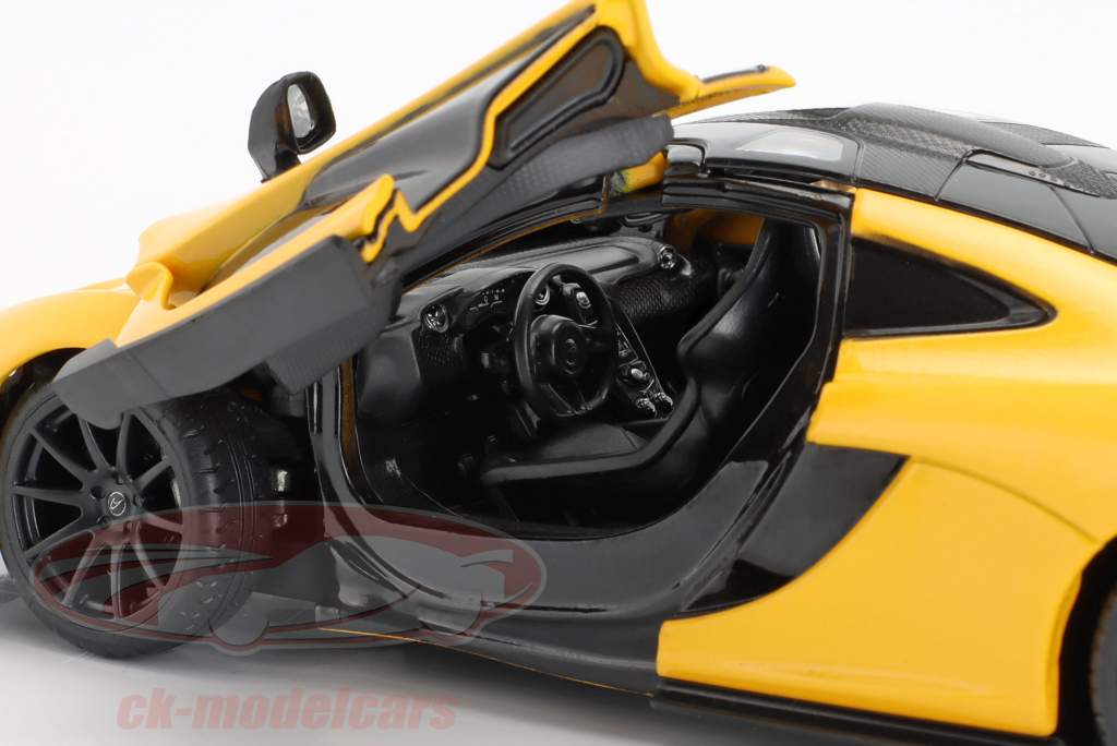McLaren P1 year 2017 yellow 1:24 Rastar