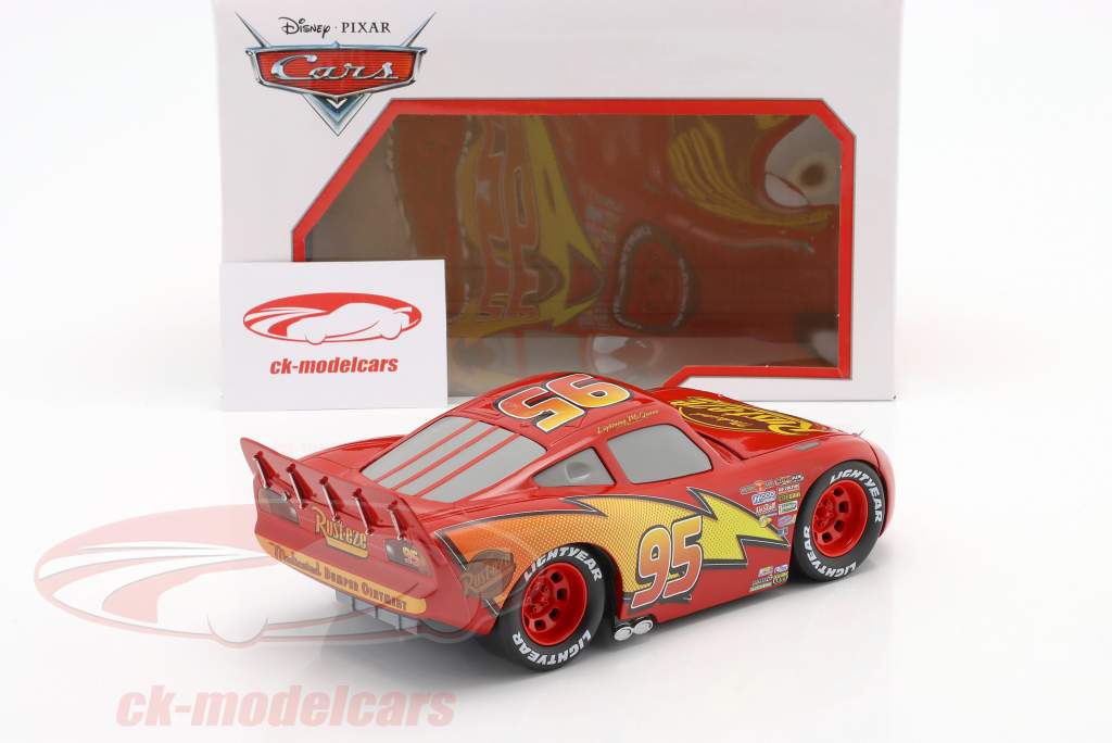 Jadatoys 1:24 Lightning McQueen #95 Disney Movie Cars red