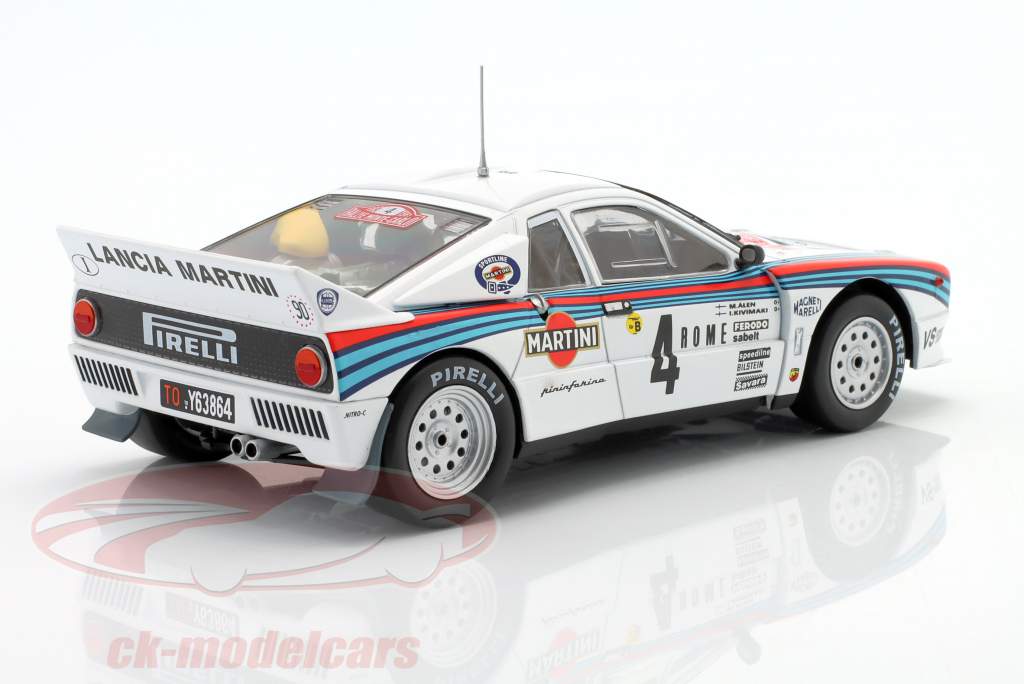 Lancia Rally 037 #4 2 Rallye Monte Carlo 1983 Alen, Kivimäki 1:24 Ixo