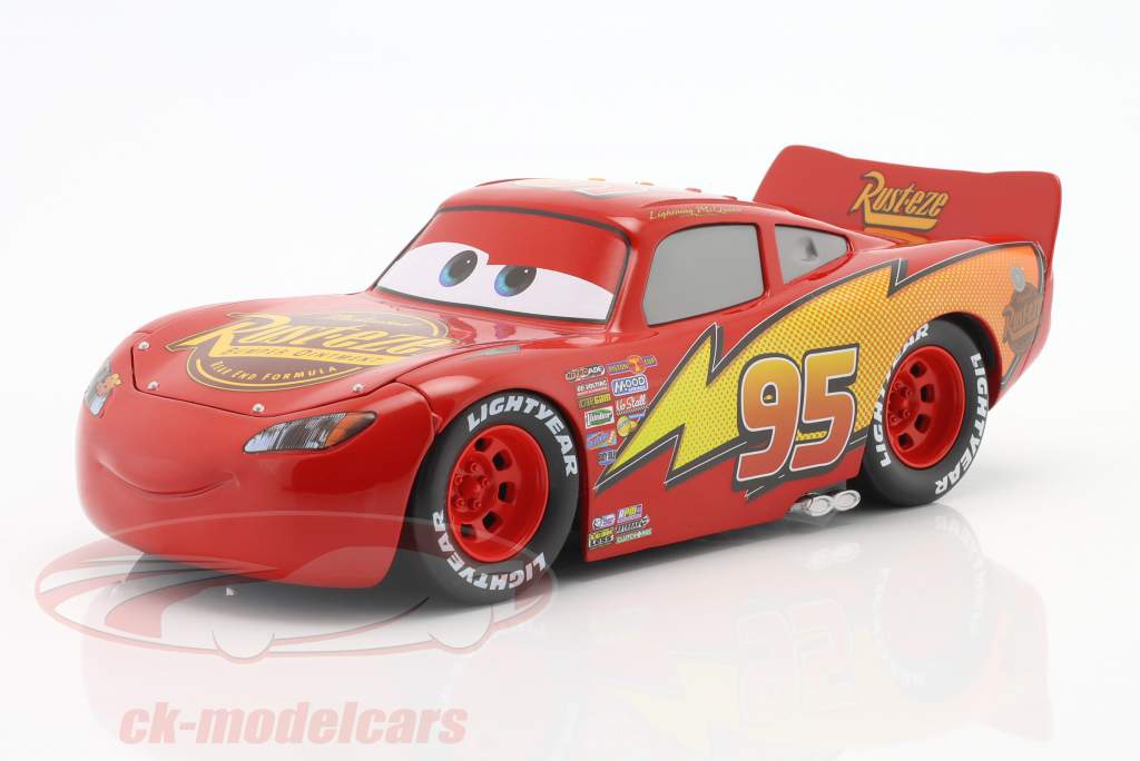 Jadatoys 1:24 Lightning McQueen #95 Disney Movie Cars red