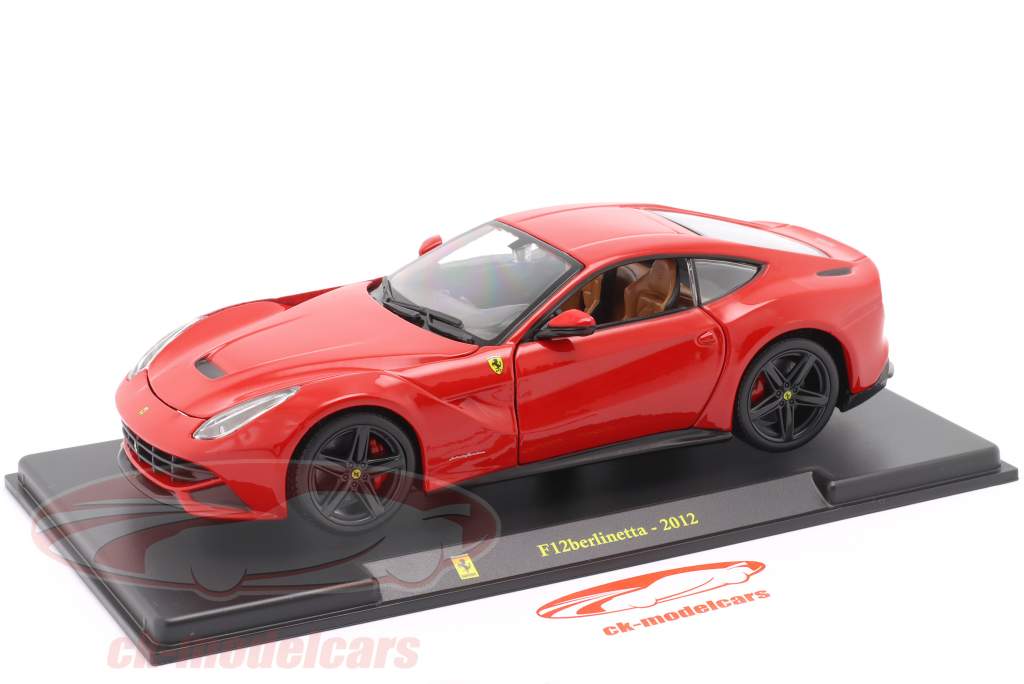 Ferrari F12 Berlinetta Année de construction 2012 rouge 1:24 Bburago