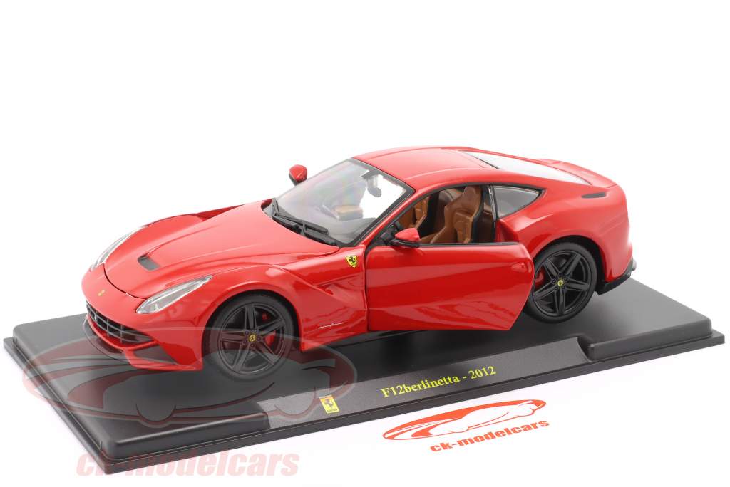 Ferrari F12 Berlinetta Année de construction 2012 rouge 1:24 Bburago