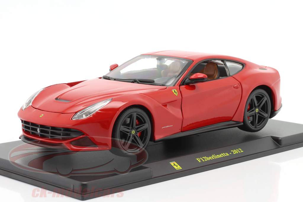 Ferrari F12 Berlinetta Année de construction 2012 rouge 1:24 Bburago