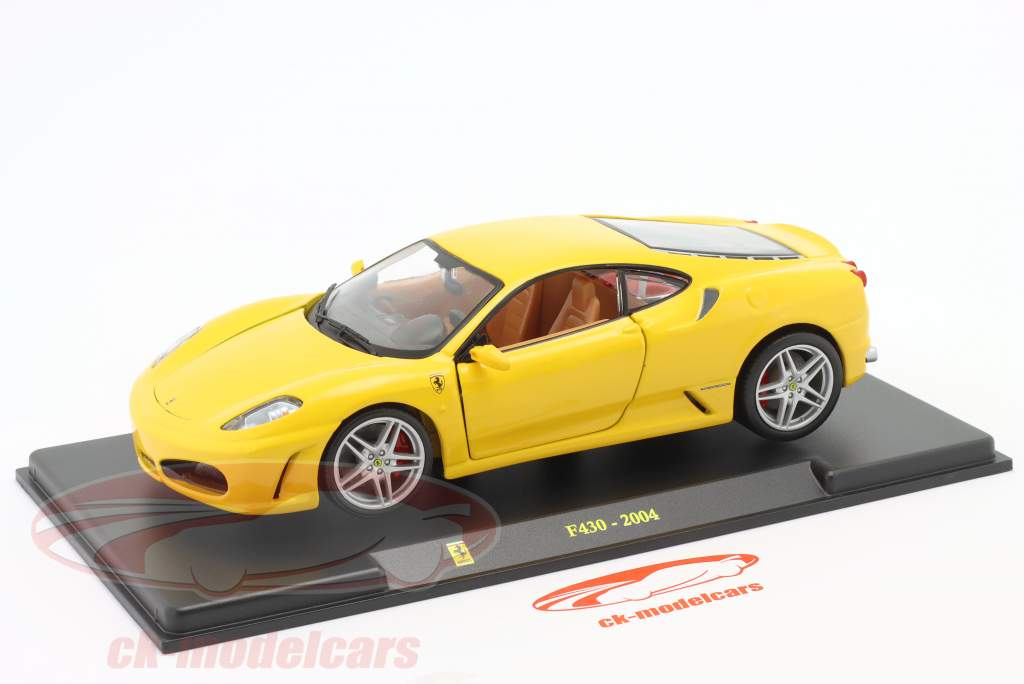 Ferrari F430 Année de construction 2004 Jaune 1:24 Bburago