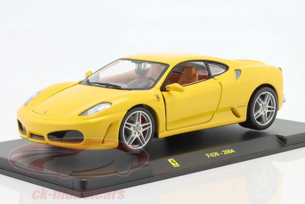 Ferrari F430 Année de construction 2004 Jaune 1:24 Bburago