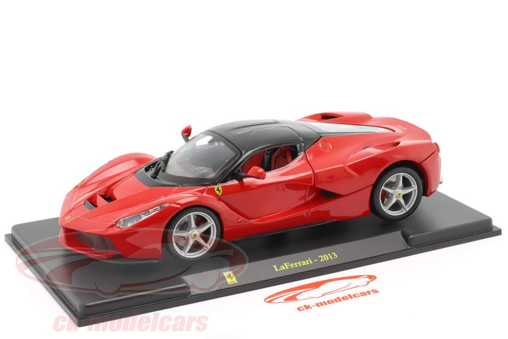 Ferrari LaFerrari 建设年份 2013 红色的 / 黑色的 1:24 Bburago