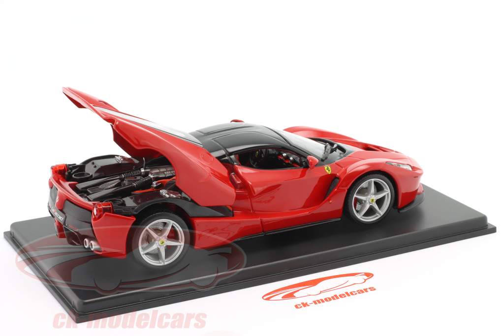 Ferrari LaFerrari Année de construction 2013 rouge / le noir 1:24 Bburago
