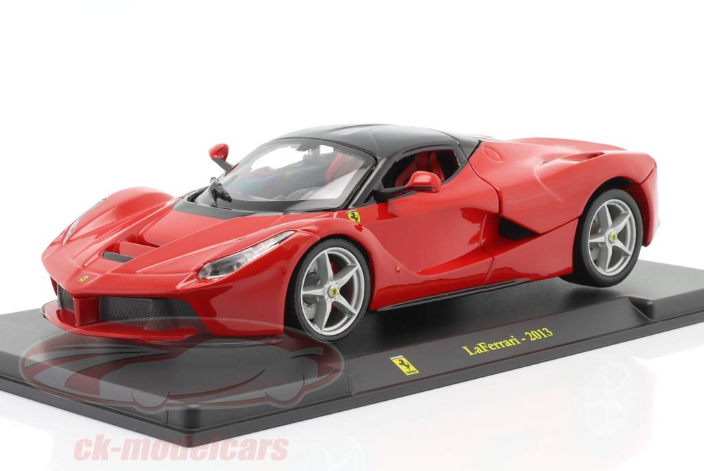 Ferrari LaFerrari Année de construction 2013 rouge / le noir 1:24 Bburago