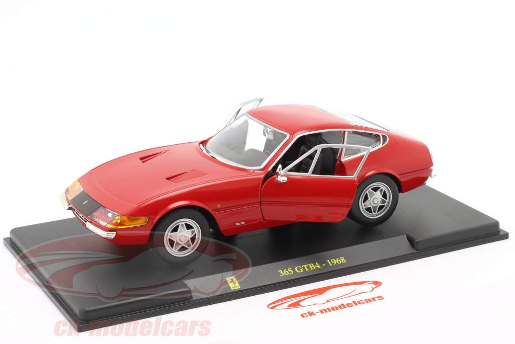 Ferrari 365 GTB/4 Année de construction 1968 rouge 1:24 Bburago