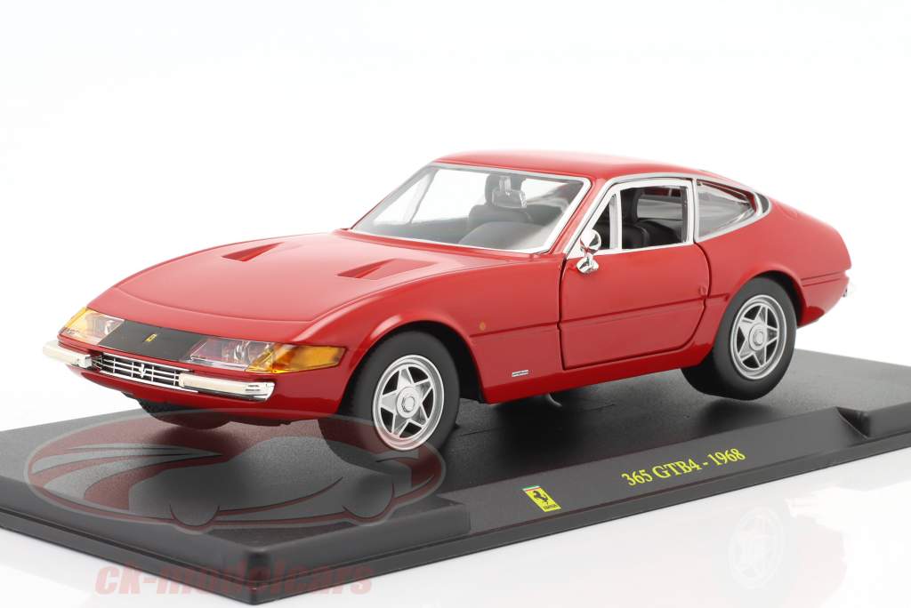 Ferrari 365 GTB/4 Année de construction 1968 rouge 1:24 Bburago