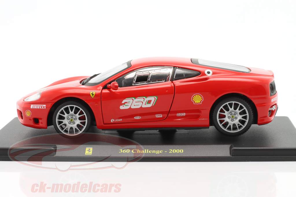 Ferrari 360 Challenge Byggeår 2000 rød 1:24 Bburago