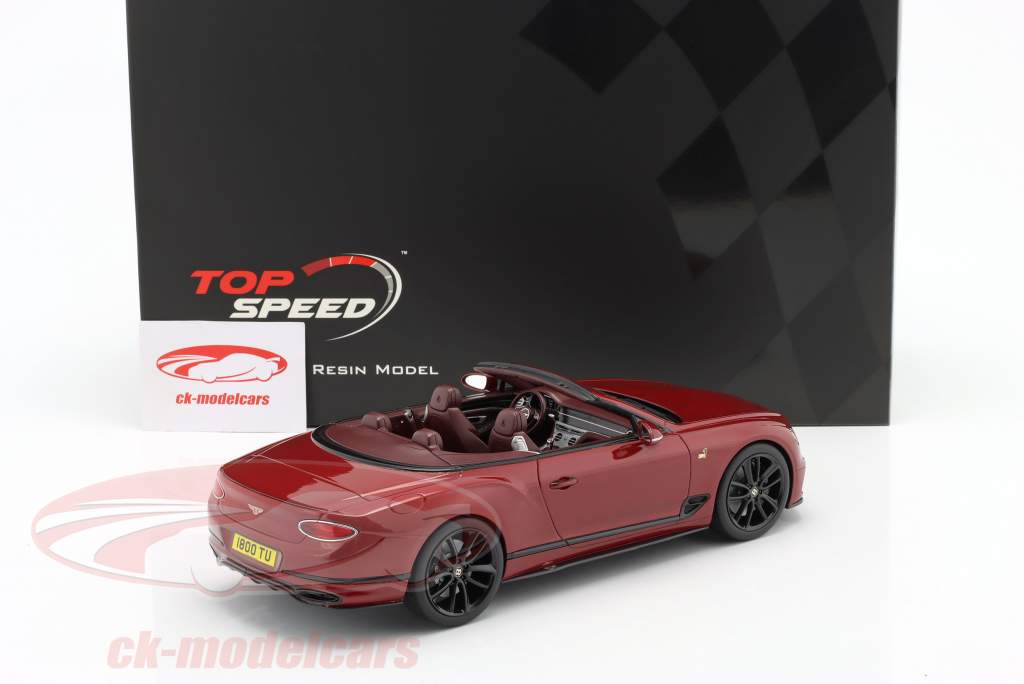 Bentley Continental GT convertible Mulliner Number 1 Edition 2019 1:18 TrueScale