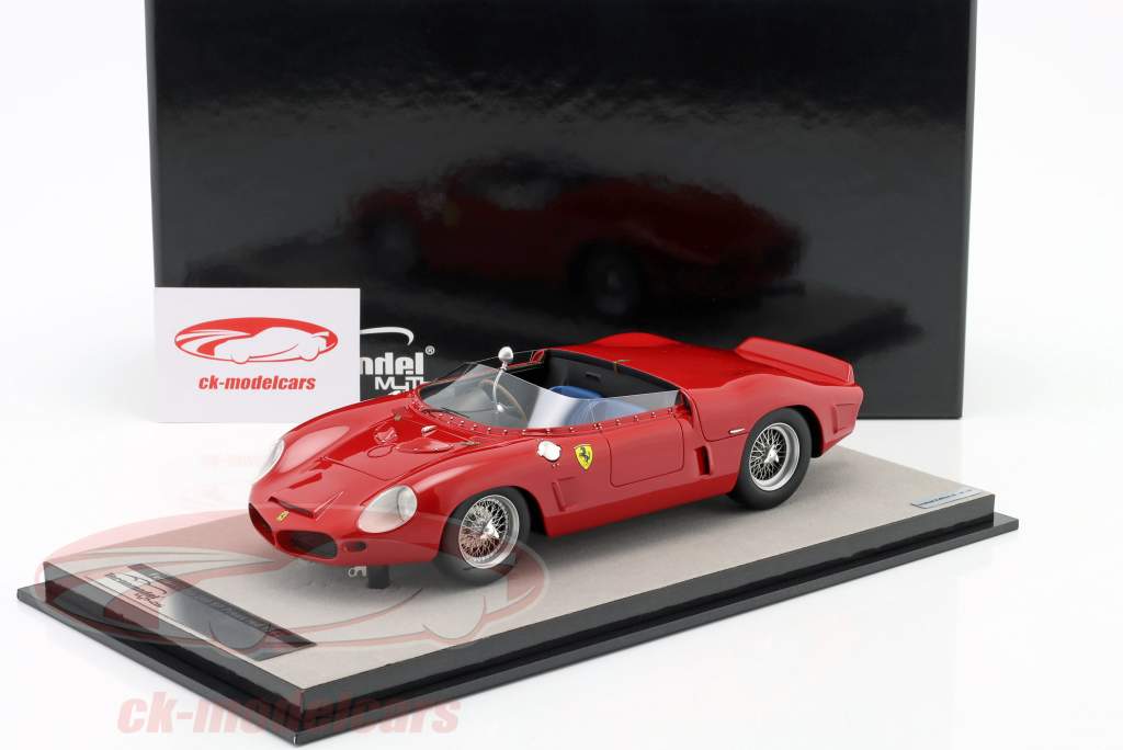 Ferrari Dino 246 SP Trykke version 1962 rød 1:18 Tecnomodel