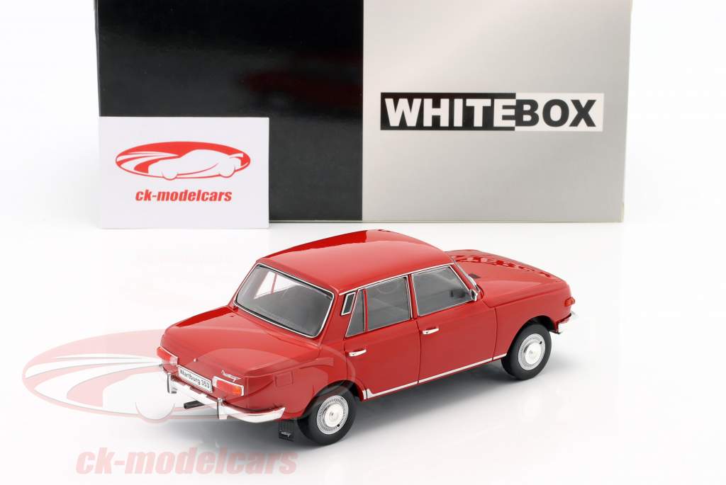 Wartburg 353 year 1966 dark red 1:24 WhiteBox