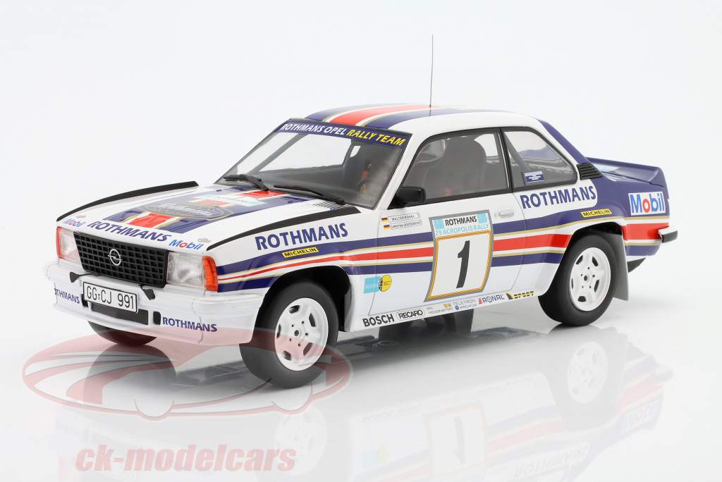 Opel Ascona 400 #1 2do Rallye Akropolis 1982 Röhrl, Geistdörfer 1:18 Ixo