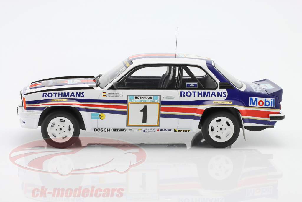 Opel Ascona 400 #1 2do Rallye Akropolis 1982 Röhrl, Geistdörfer 1:18 Ixo