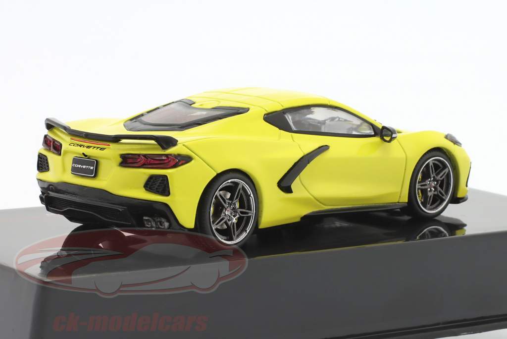 Chevrolet Corvette C8 Stingray year 2020 yellow 1:43 Ixo