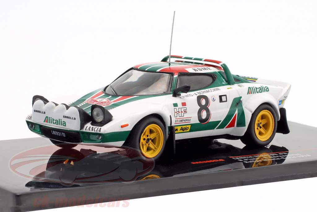 Lancia Stratos HF #8 Rallye Monte Carlo 1976 Pinto, Bernacchini 1:43 Ixo