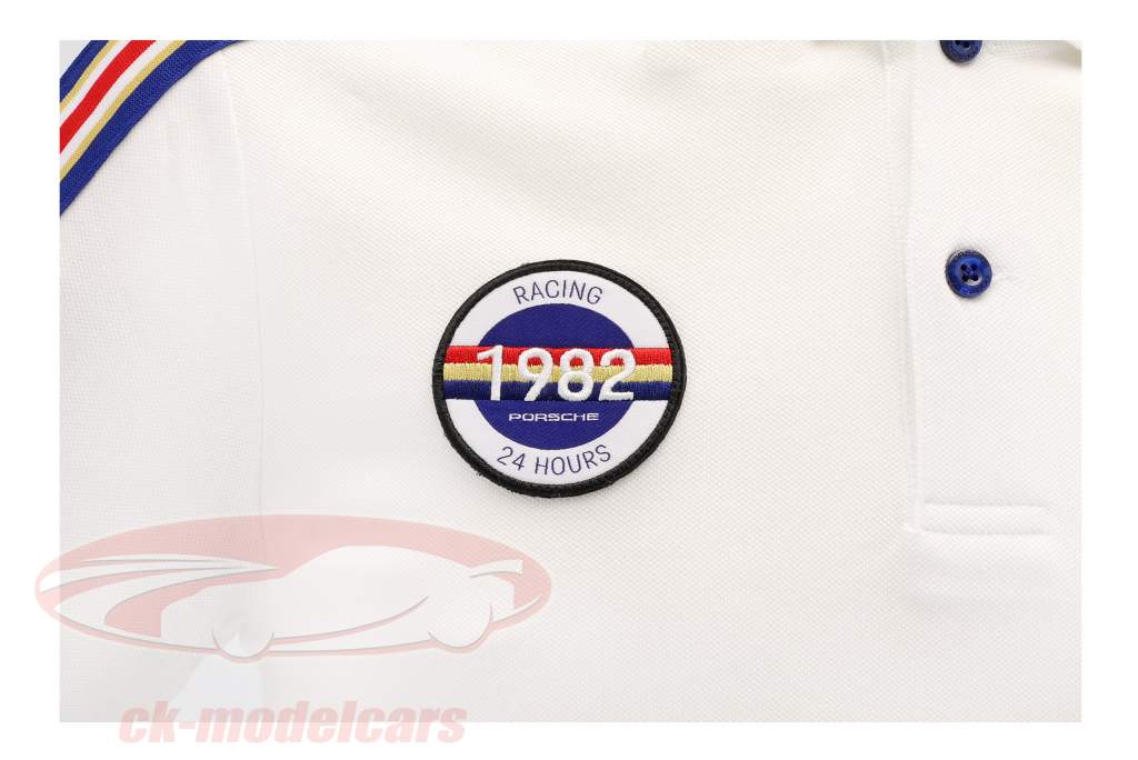 Porsche Rothmans Polo-Shirt #1 Sieger 24h LeMans 1982 blau / weiß