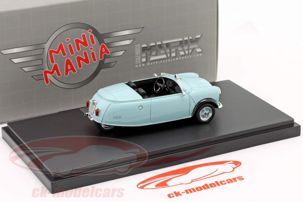 Mengers Mini 3 WP III MPi 3 Wheeler ライトブルー 1:43 Matrix