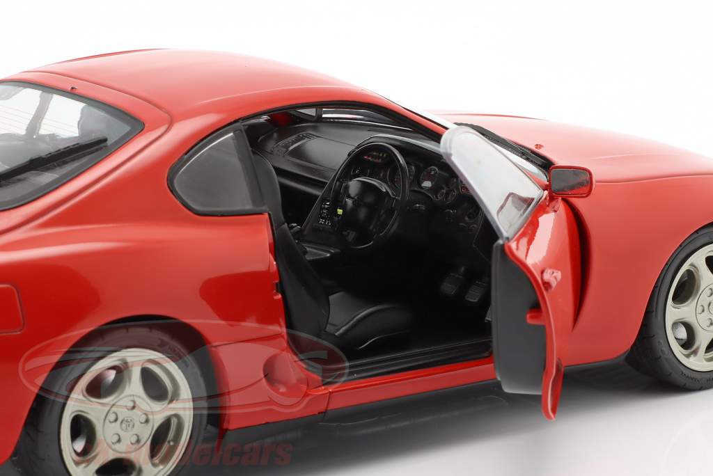 Toyota Supra MK4 Byggeår 1993 rød 1:18 Solido