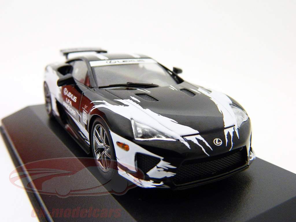 Lexus LF A Yr 2011 pace bil sort / hvid 1:43 JCollection