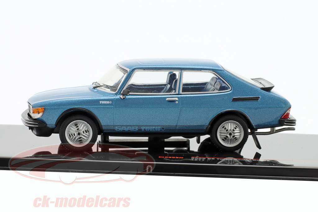 Saab 99 Turbo Combi Coupe Byggeår 1977 blå metallisk 1:43 Ixo