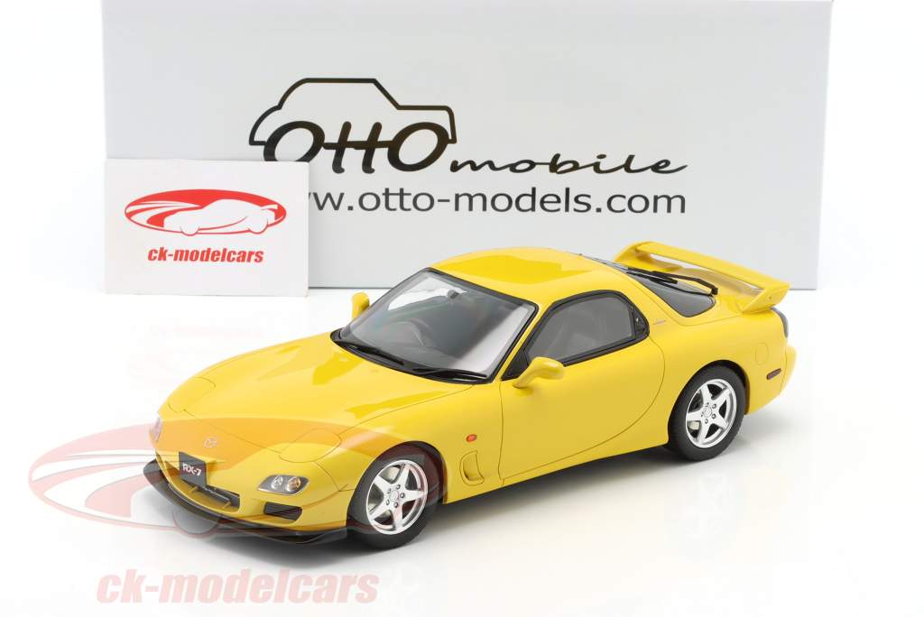 Mazda RX7 FD Type R Bathurst 建設年 1999 黄色 1:18 OttOmobile