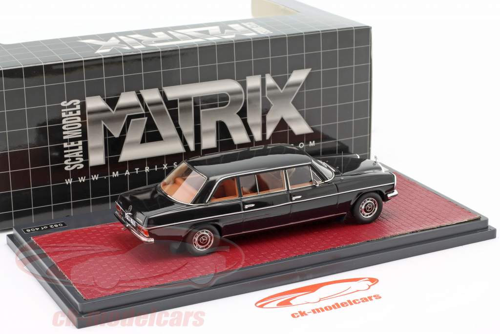 Mercedes-Benz V114 Lang Byggeår 1969 sort 1:43 Matrix