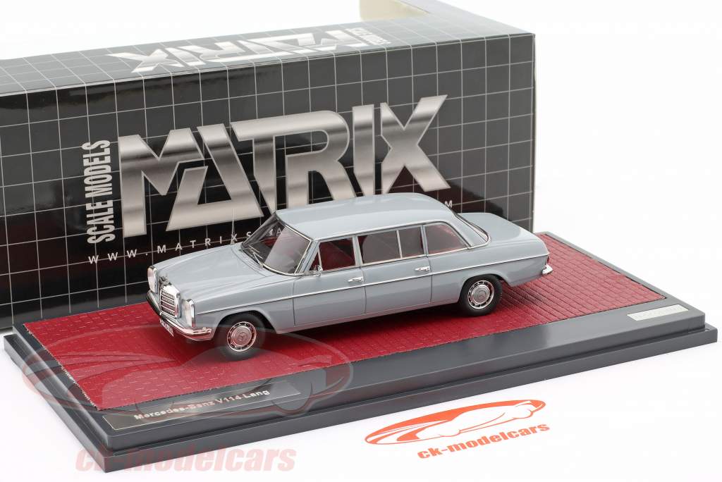 Mercedes-Benz V114 Long year 1969 grey 1:43 Matrix