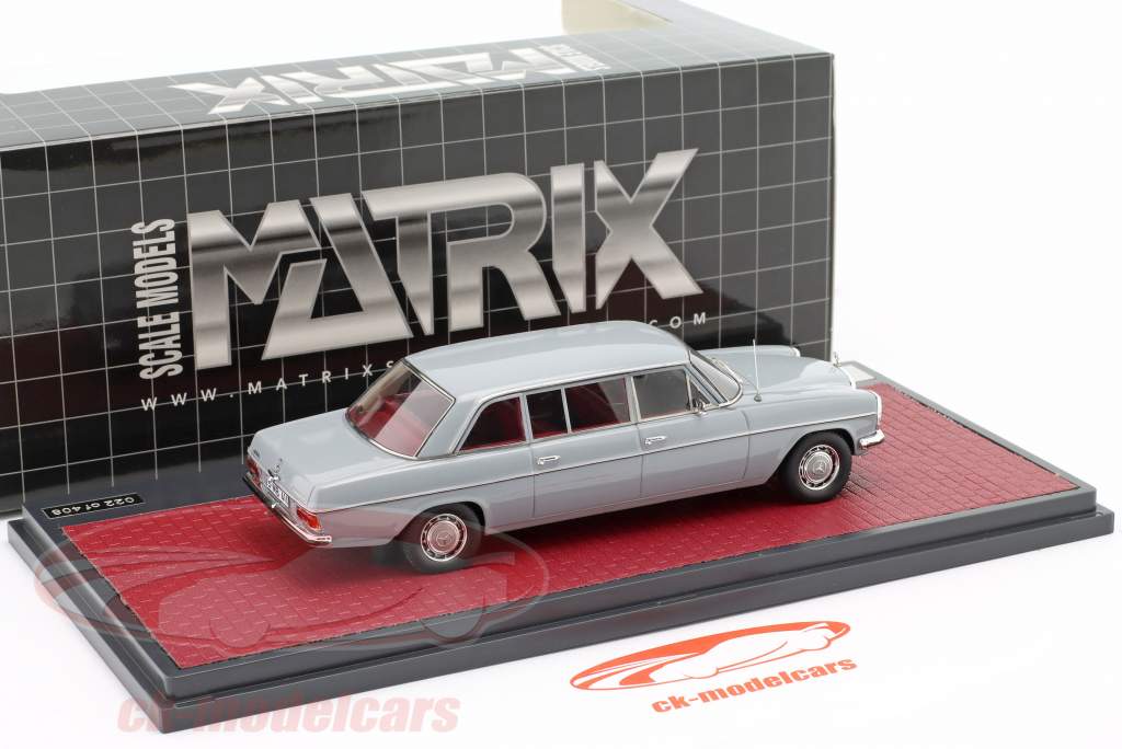 Mercedes-Benz V114 Long year 1969 grey 1:43 Matrix