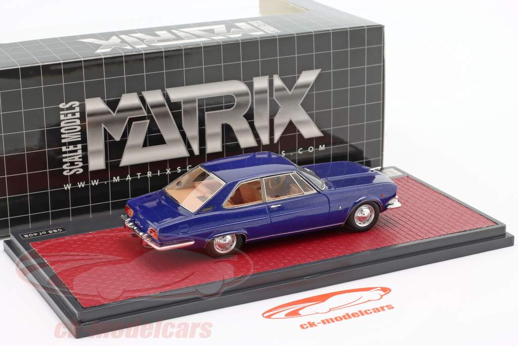 Jaguar FT Bertone Byggeår 1966 blå metallisk 1:43 Matrix