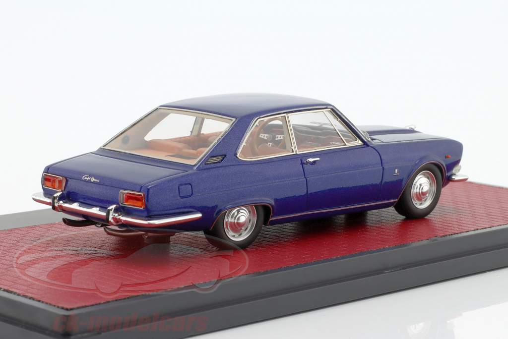 Jaguar FT Bertone Год постройки 1966 синий металлический 1:43 Matrix