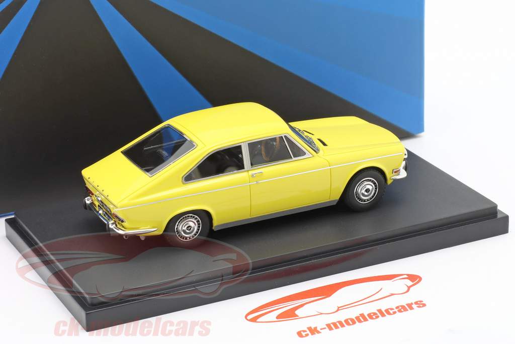 Simca 1501 Coupe Heuliez year 1968 yellow 1:43 AutoCult
