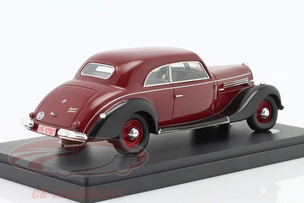 Stoewer Arkona Coupe Год постройки 1940 темно-красный / чернить 1:43 AutoCult