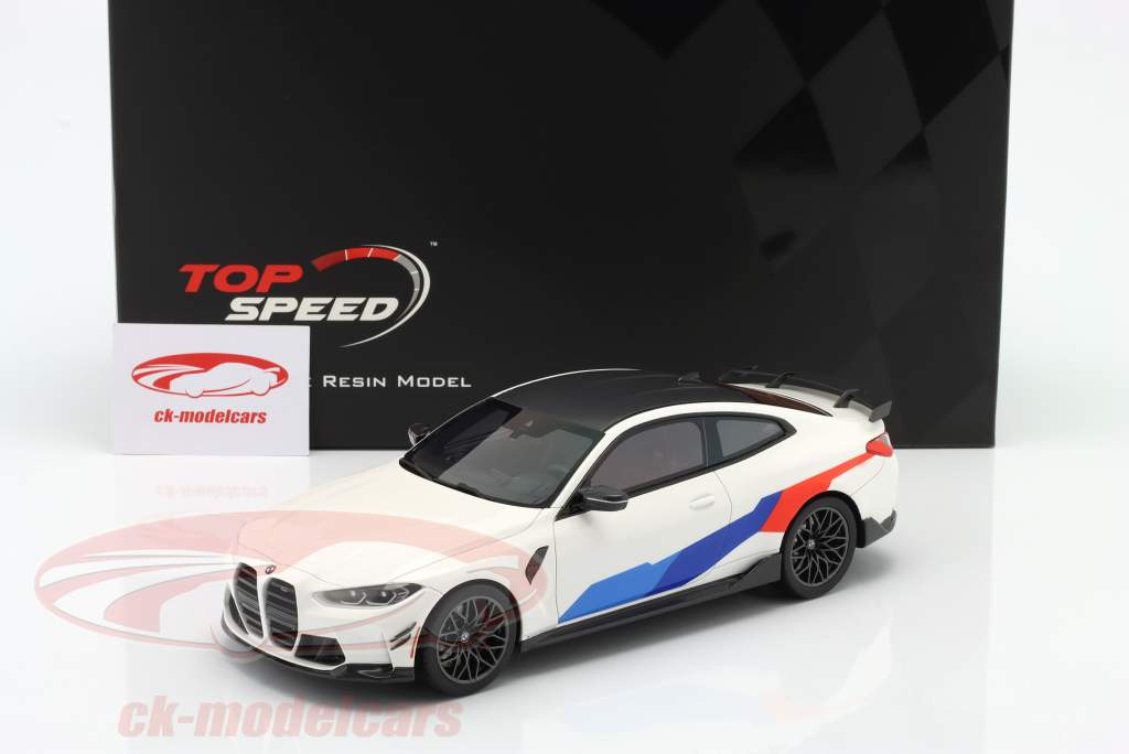 BMW M4 M-Performance (G82) Год постройки 2021 альпийский белый 1:18 TrueScale