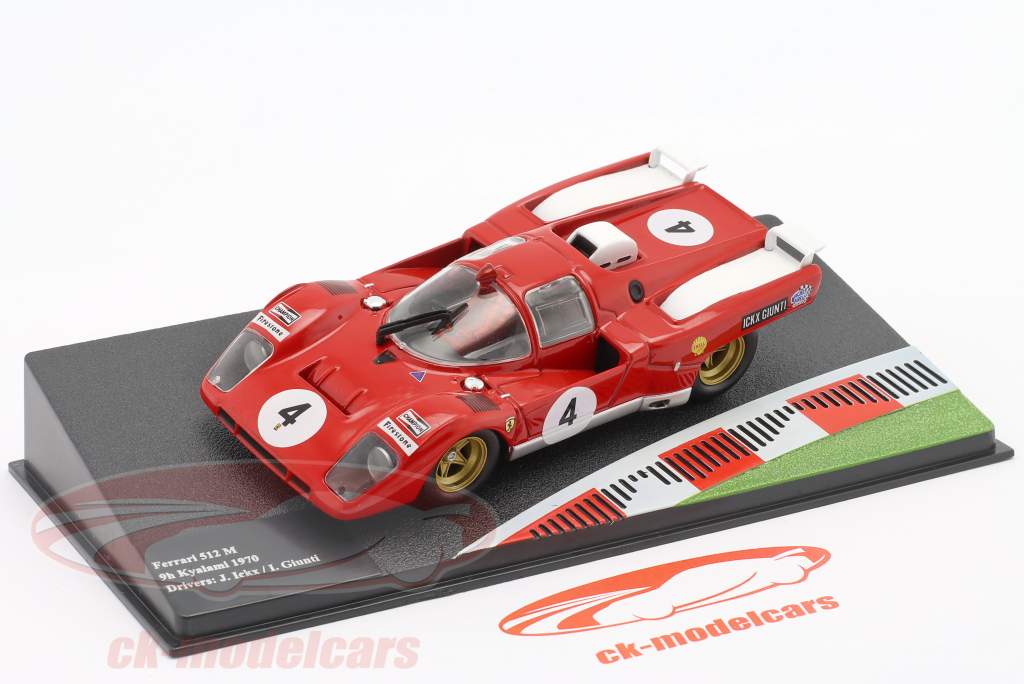 Ferrari 512M #4 Sieger 9h Kyalami 1970 Ickx, Giunti 1:43 Altaya