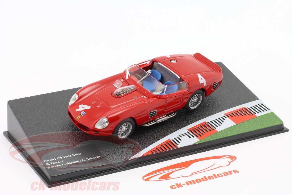 Ferrari 250 TRI #4 gagnant 4h Pescara 1961 Bandini, Scarletti 1:43 Altaya