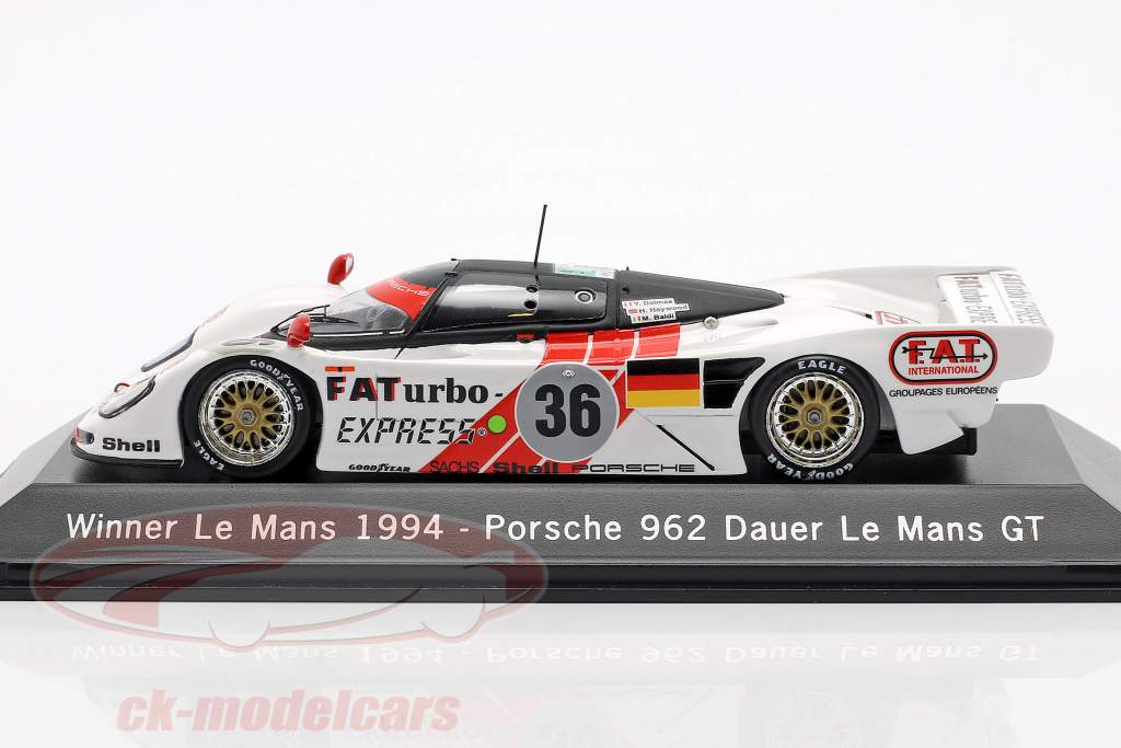 Dauer Porsche 962 #36 Vinder 24 LeMans 1994 Dalmas / Haywood / Baldi 1:43 Spark