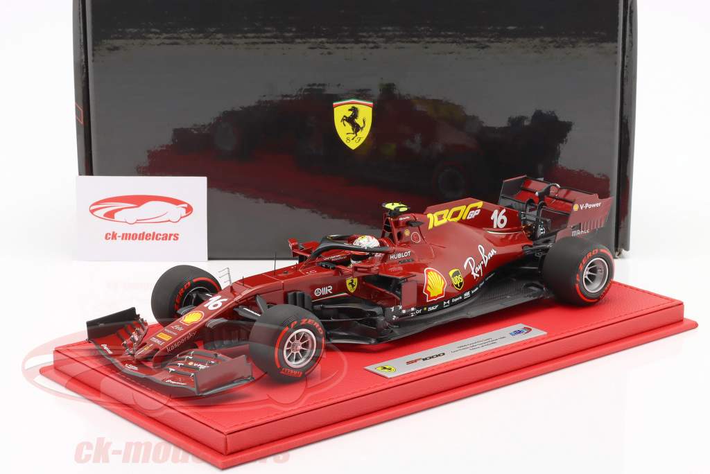 C. Leclerc Ferrari SF1000 #16 1000 GP Ferrari Toscana GP F1 2020 1:18 BBR